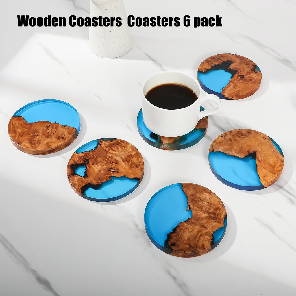SET OF 6 EPOXY COASTER