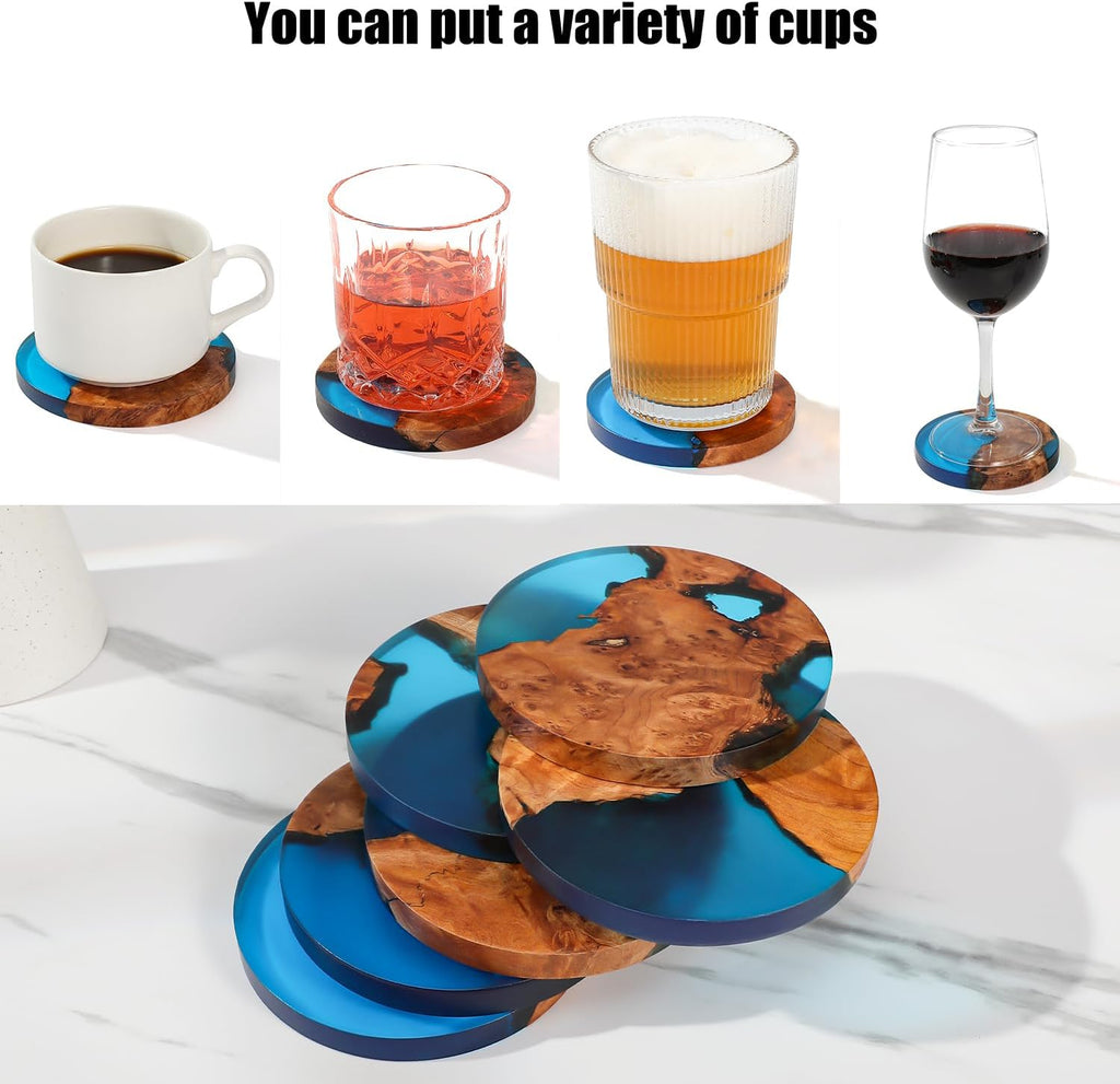 SET OF 6 EPOXY COASTER