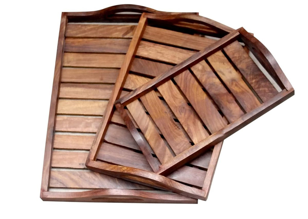 Wooden TRAY SET