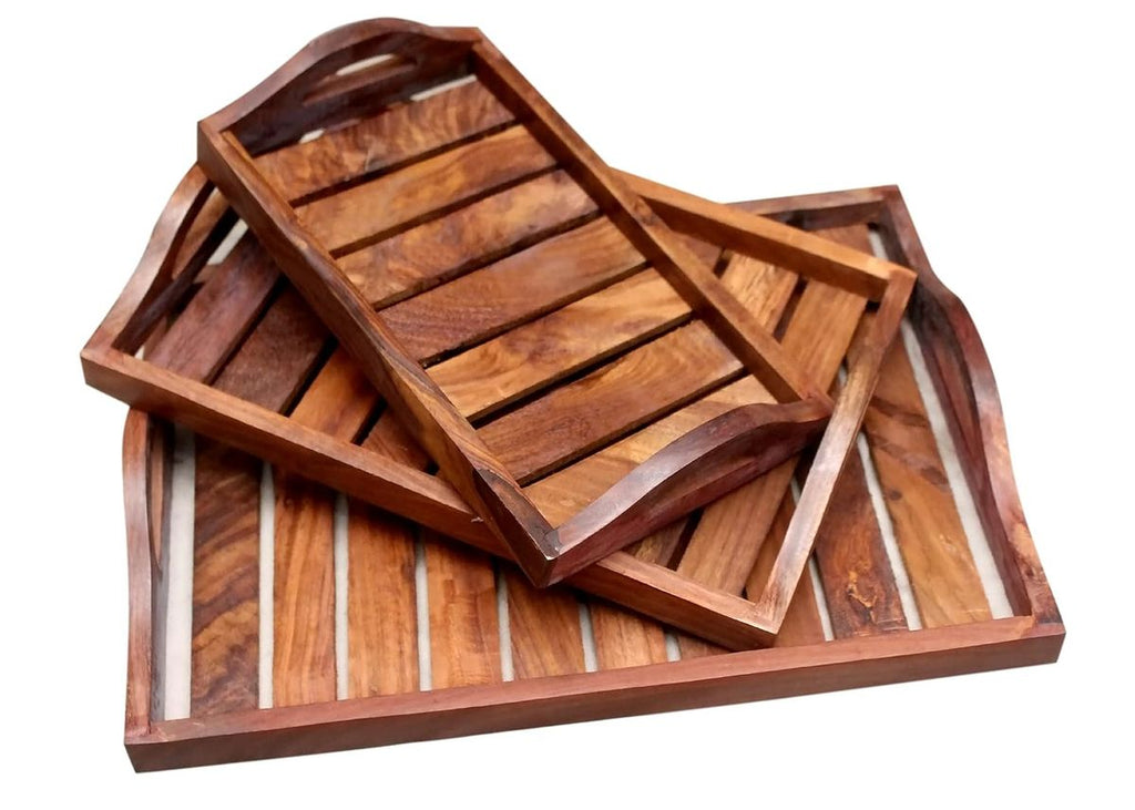 Wooden TRAY SET